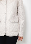 Normann Light Quilted Reversible Jacket, Beige Multi