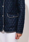 Normann Light Quilted Reversible Jacket, Navy Multi