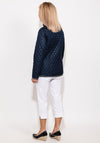 Normann Light Quilted Reversible Jacket, Navy Multi