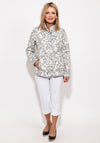 Normann Light Quilted Reversible Jacket, Silver Multi
