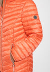 Normann Down Free Quilted Short Jacket, Coral
