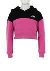 The North Face Girls Long Sleeve Crop Hoodie, Pink