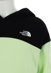 The North Face Girls Long Sleeve Crop Hoodie, Lime Green