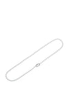 Nour London Pearls with Pave Screw Clasp Necklace, Silver