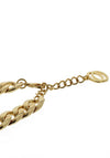 Nour London Embellished Drop Necklace, Gold