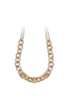 Nour London Chucky Pave Chain Necklace, Silver Mix