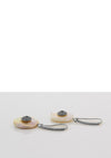 Nour London White Pearl with Eye, Silver