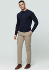 Magee 1866 Carn Knitted Round Neck Sweater, Navy