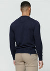 Magee 1866 Carn Knitted Round Neck Sweater, Navy