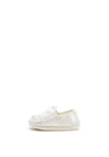 Nursery Time Baby Satin Boy Booties, White