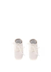 Nursery Time Baby Satin Boy Lace Up Booties, White