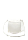 Zen Collection Fringe Flap Over Crossbody Bag, White