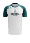 O’Neills Donegal Ireland’s DNA Adults Top, White & Teal