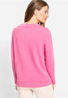 Olsen Drawstring Neck Sweater, Rose Pink