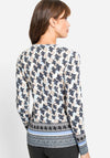 Olsen Block Print T-Shirt, Navy Multi
