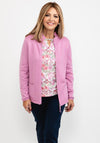 Olsen Ribbed Zip Cardigan, Blossom