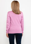 Olsen Ribbed Zip Cardigan, Blossom