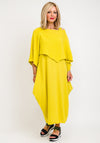 One Life Vanna One Size Cropped Poncho Top, Lime