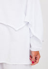 One Life Vanna One Size Cropped Poncho Top, Snow