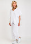 One Life Carol One Size Relaxed Fit Cotton Top, Snow