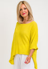 One Life Name It Jane One Size Asymmetric Top, Lime