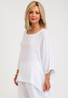 One Life Name It Jane One Size Asymmetric Top, Snow