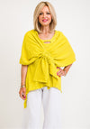 One Life Marie Shoulder Wrap Scarf, Lime
