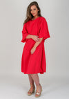 One Life Vanna One Size Short Cotton Top, Deep Coral