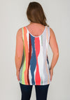 One Life Vicki Striped Vest Top, Multi-Coloured