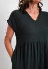 One Life Toucan Tiered Smock Maxi Dress, Juniper
