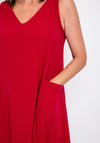 One Life Deni Sleeveless Maxi Dress, Fuchsia