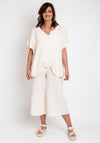 One Life Carol One Size Relaxed Fit Cotton Top, Bone