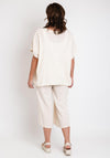 One Life Carol One Size Relaxed Fit Cotton Top, Bone