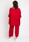 One Life Name It Jane One Size Poncho Top, Fuchsia