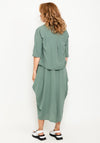 One Life Ronie Button Front Top, Agave