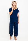 One Life Polly Asymmetric Top, Ink