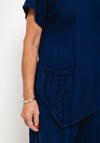 One Life Polly Asymmetric Top, Ink