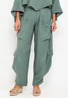 One Life Virginia Loose Trousers, Agave