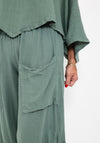 One Life Virginia Loose Trousers, Agave