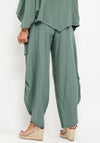 One Life Virginia Loose Trousers, Agave
