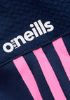 O’Neills Donegal GAA Kids Brush Half Zip Top, Navy and Pink