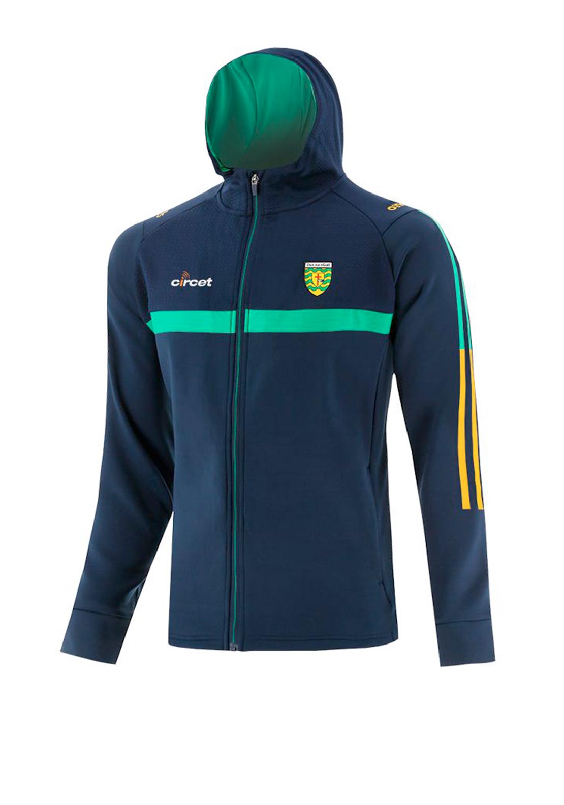 O’Neills Donegal GAA Kids Peak Zip Tech Hoodie, Navy