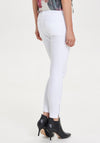 Only Kendall Zip Skinny Jeans, White