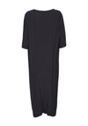 Ora Pleated Tunic Midi Dress, Black Multi