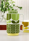 Orla Kiely Block Flower & Stem Pattern ‘Tea for One’, Green Multi