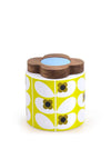 Orla Kiely Wild Rose Ceramic Storage Jar, Yellow Multi
