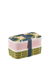 Orla Kiely 2 Tier Bamboo Lunch Box Scallop Flower