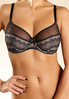 Chantelle Revele Moi Underwired Bra, Black