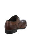 Clarks Mens Banfield Limit Lace Up Leather Brogue Shoe, Tan