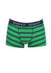 GANT 2 Pack Cotton Stretch Boxer Short Trunks, Multi-Coloured, Green